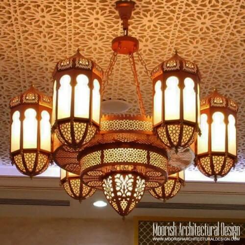 Large Moorish Chandelier