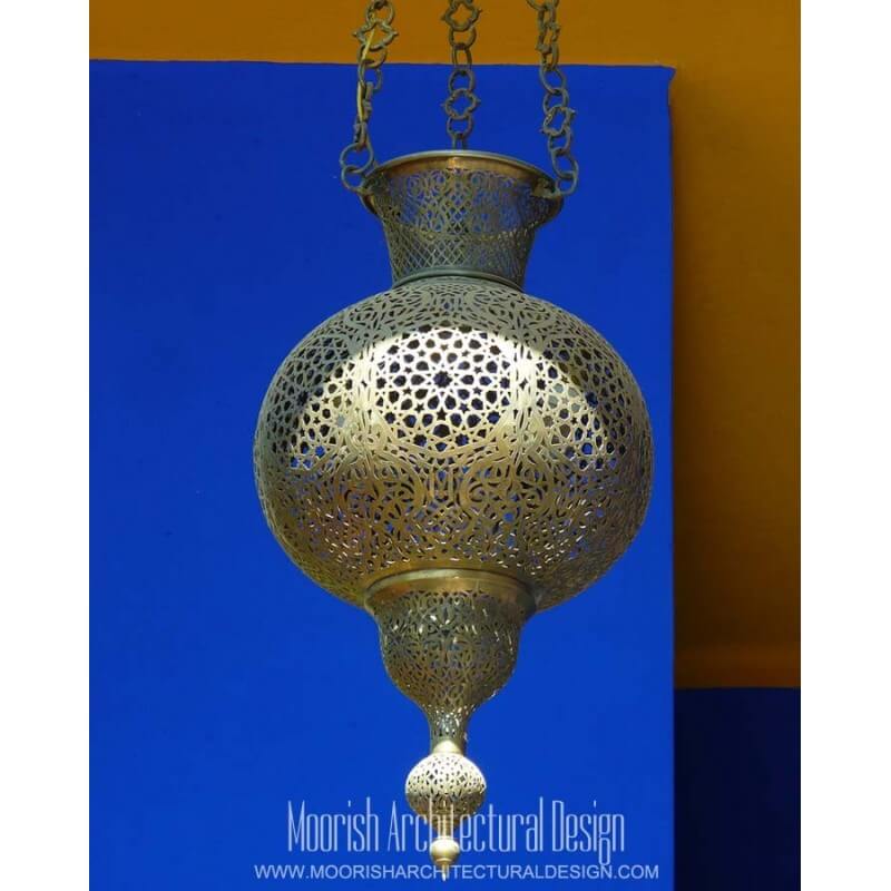 Moroccan hall way lighting 