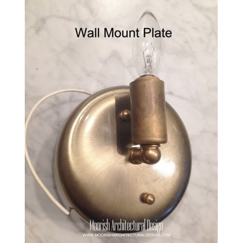 Rustic wall sconce