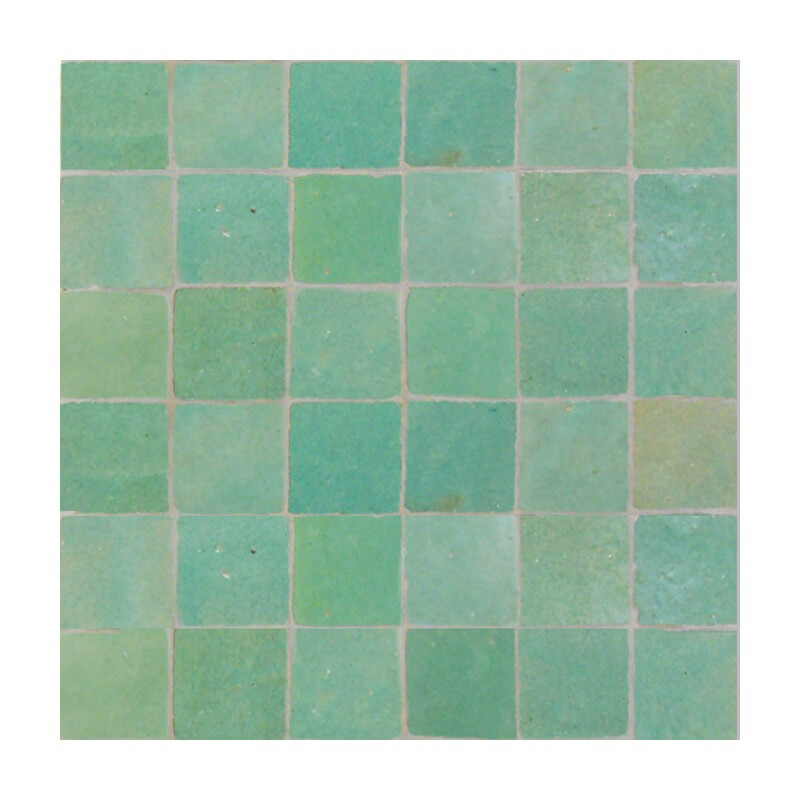 Island Green Tiles 3" x 3" 