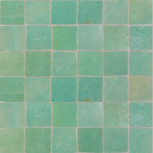 Island Green Tiles 3" x 3" 