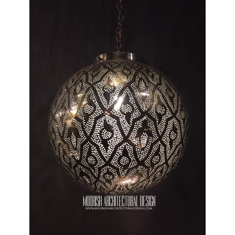 Bathroom Decorating with Moroccan Pendant Light