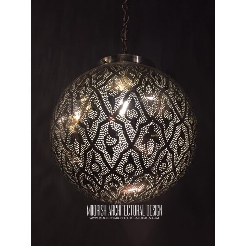 Bathroom Decorating with Moroccan Pendant Light