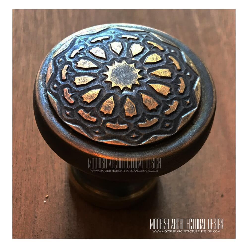 Moorish Brass Knob