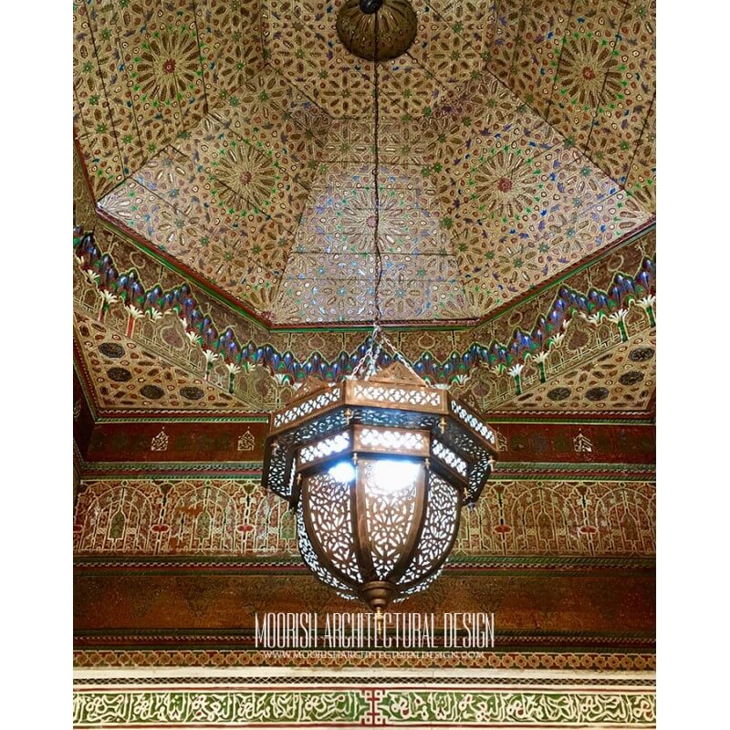 Large Moroccan style pendant light