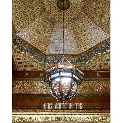 Large Moroccan style pendant light