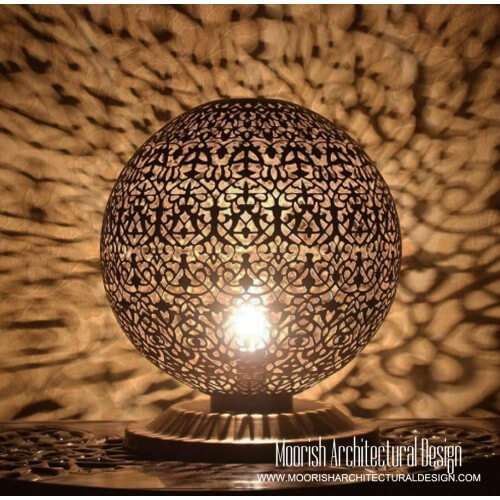 Custom Moroccan restaurant lighting