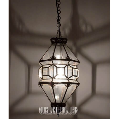 Moroccan Clear Glass Lantern