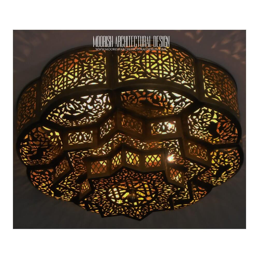 Moroccan Flush Mount Ceiling Lights Exotic Flush Ceiling Lamps