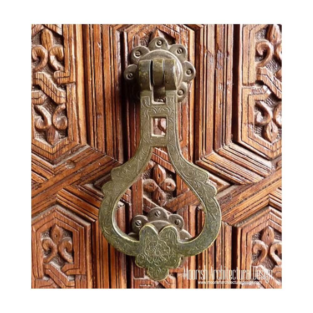 Antique brass door knockers