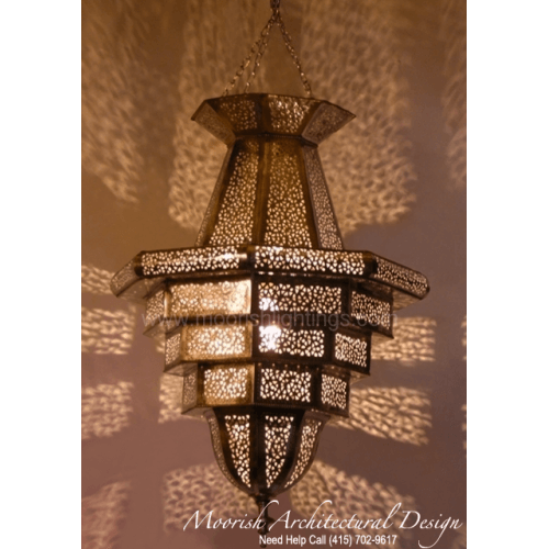 Moroccan bathroom pendant